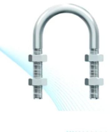Polished Stainless Steel U Bolts, Color : Metallic