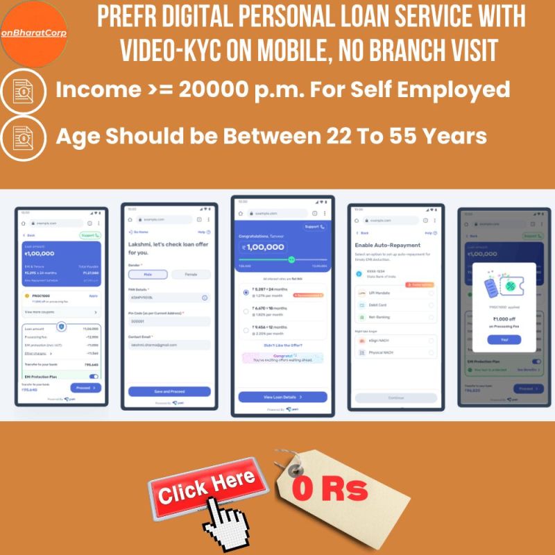 Personal Loan Service PREFR(NBFC)