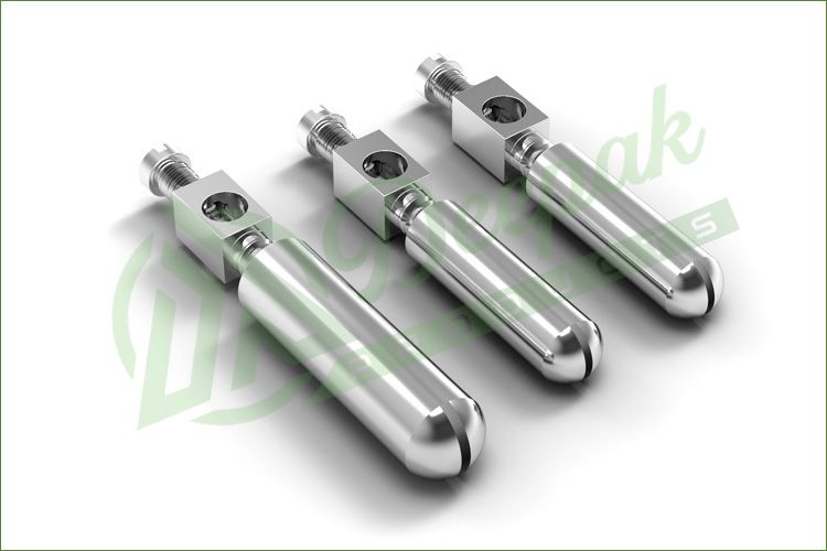 Pin 6 and 16 AMP Brass Hollow Pin  Set