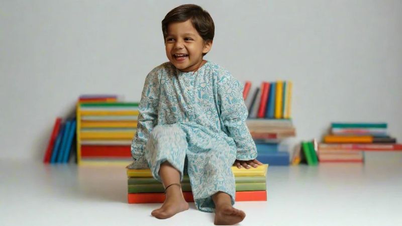 Boys Aqua Dream Kurta Set