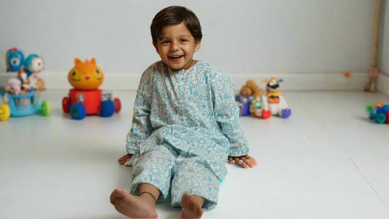 Boys Aqua Dream Kurta Set