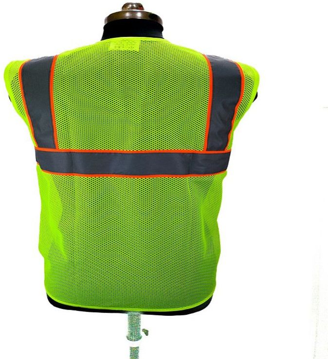 Dream Pocket FSPRO Customised Green Safety Jacket