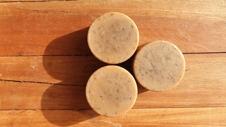 Handmade Coffee Scrub Vegan Soap 80g