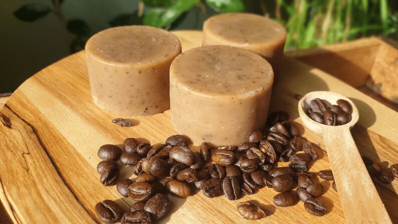 Handmade Coffee Scrub Vegan Soap 80g