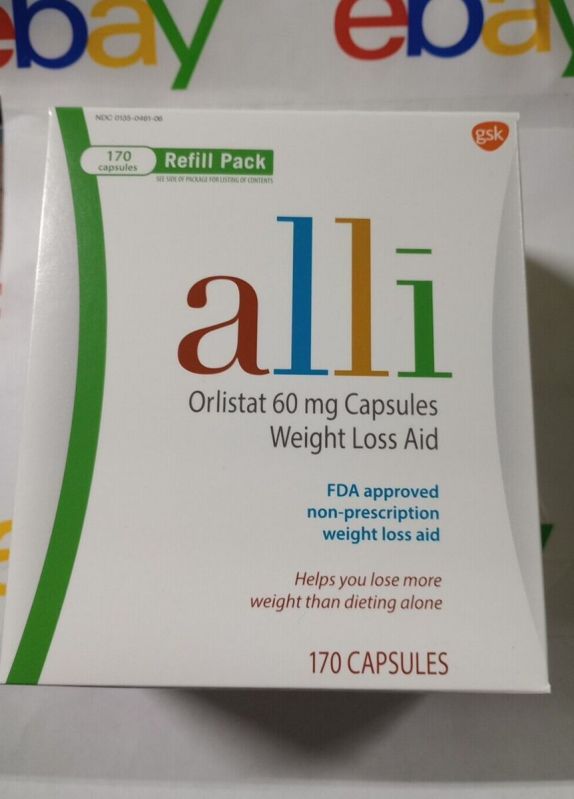 Alli Orlistat 120mg Weight Loss Aid Refill Capsules