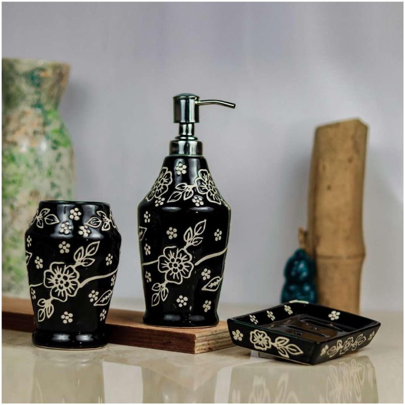 BA001-BA006 Ceramic Soap Dispenser Set