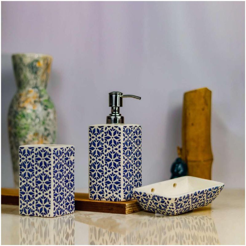 BA001-BA006 Ceramic Soap Dispenser Set