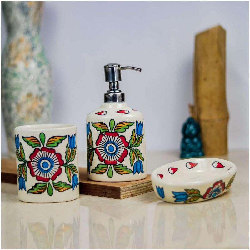 BA083-BA088 Ceramic Soap Dispenser Set