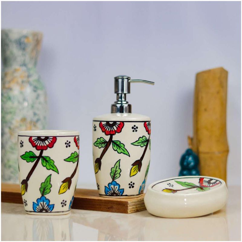 BA083-BA088 Ceramic Soap Dispenser Set