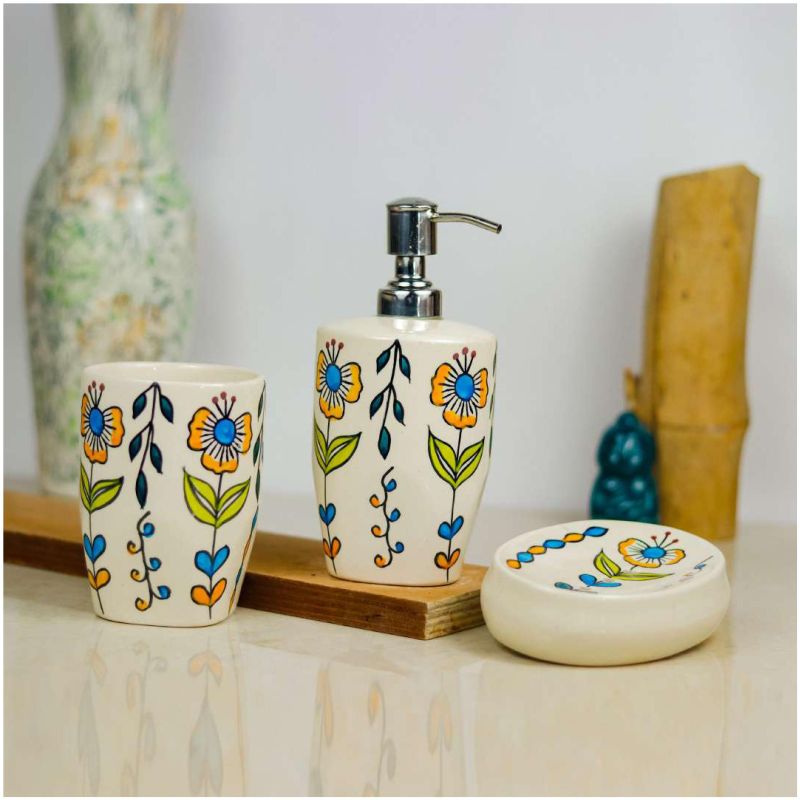 BA083-BA088 Ceramic Soap Dispenser Set