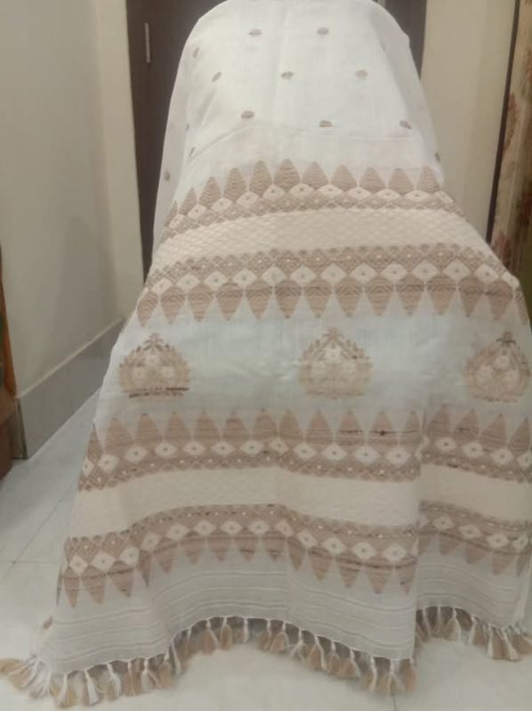 Cotton Kesa Paat Mekhela Chador