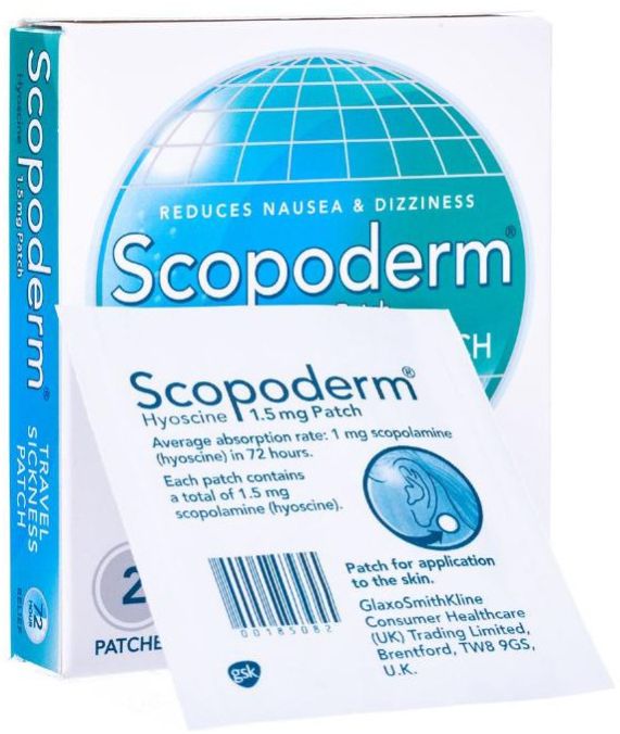 Scopoderm Hyoscine Patches 1.5 Mg