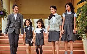 Checked Cotton school uniforms