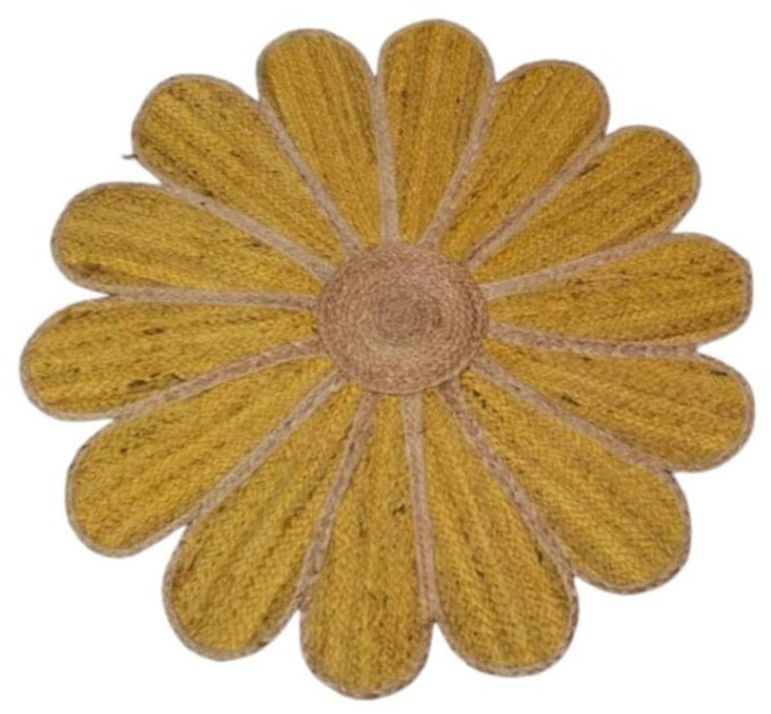 Sunflower Shaped Jute Rugs