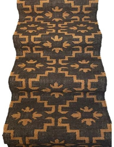 Cotton Printed Hand Woven Stair Runner Rug, Color : Multi Color