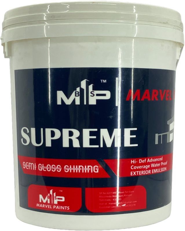 Marvel Paints 20L Supreme Semi Gloss Exterior Emulsion