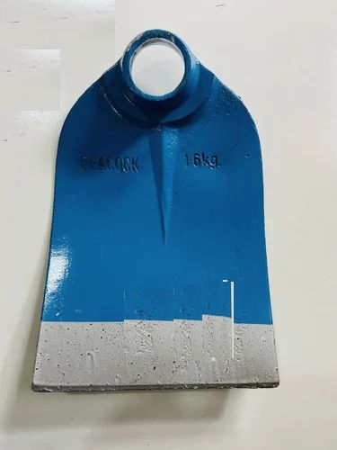 Polished 1.6 Kg Mild Steel Hoe, Color : Blue For Agriculture Uses