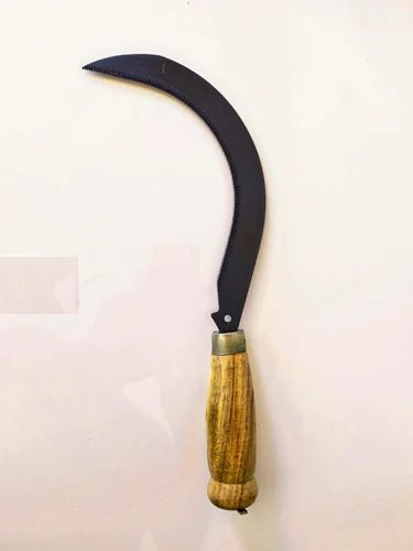 Wooden Handle Garden Sickle