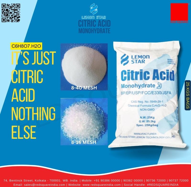 Citric Acid Monohydrate Lemon Star