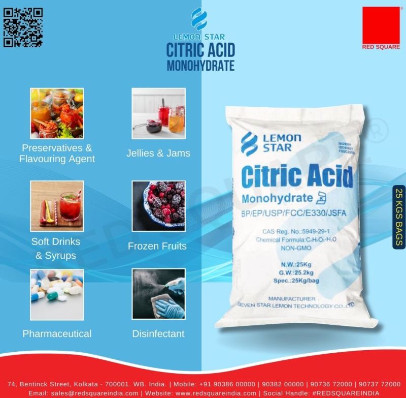 Citric Acid Monohydrate Lemon Star