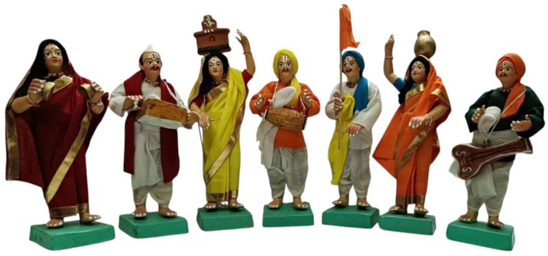 Handcrafted Terracotta Varkari Set Of 7 Ready To Ship Worldwide