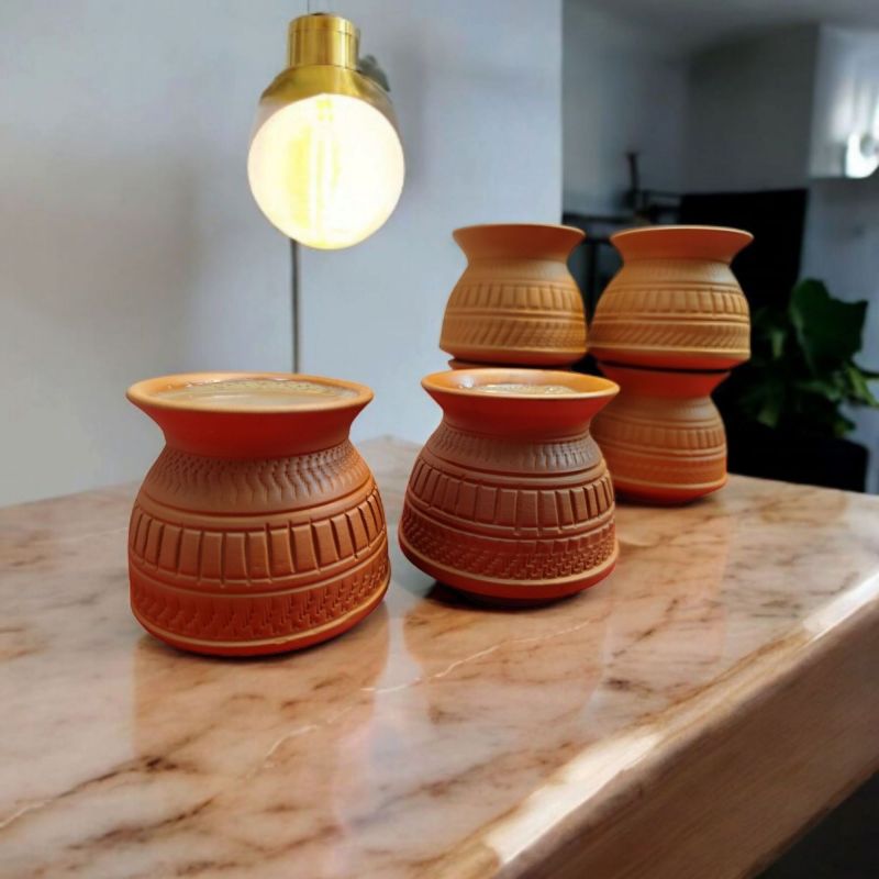 Set of 6 Handcrafted Dahi Cup