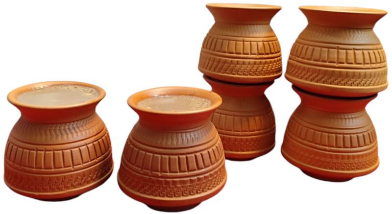 Set of 6 Handcrafted Dahi Cup