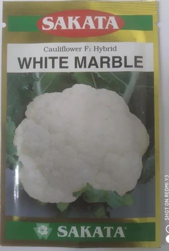 White Marble Hybrid Sakata Cauliflower Seeds