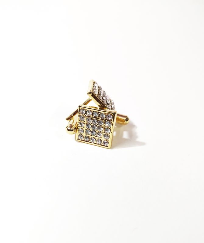 Golden Square Cufflinks