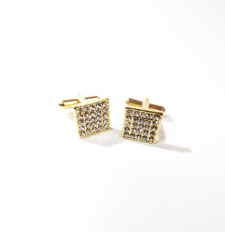 Golden Square Cufflinks