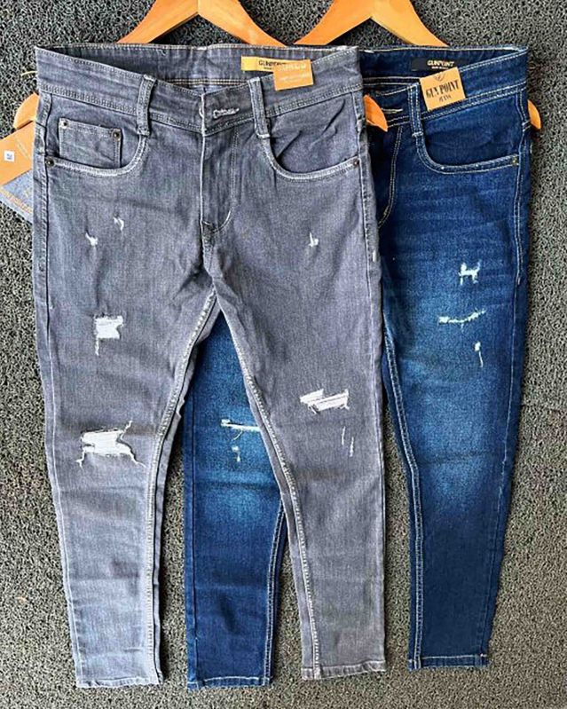 Tapered Fit Casual Denim Jeans