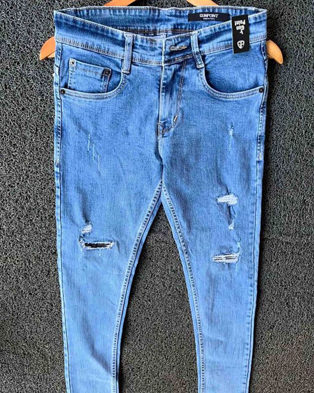 Tapered Fit Casual Denim Jeans