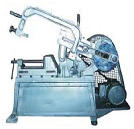 Polished Mild Steel Manual Hack Saw Machine, Power Source : Electric