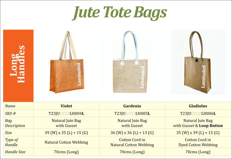 Long Handle Jute Bags