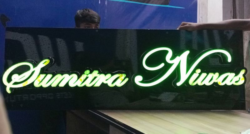 Acrylic 3D Name Plate