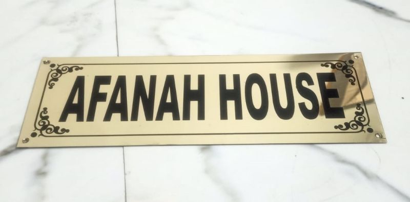 Home Name Plate