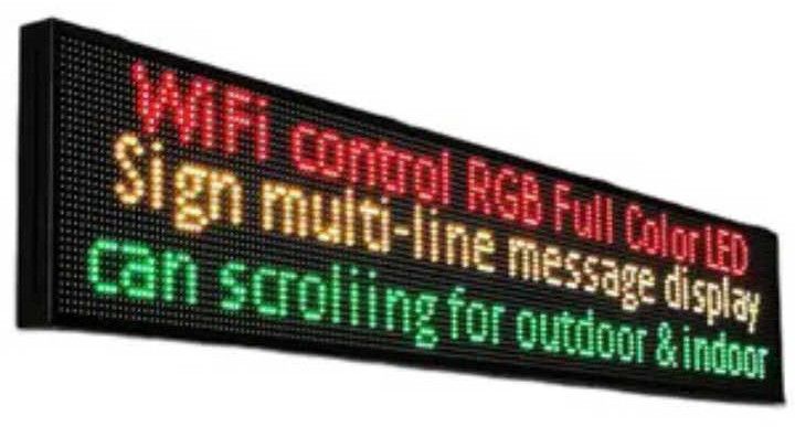 Moving Message Display