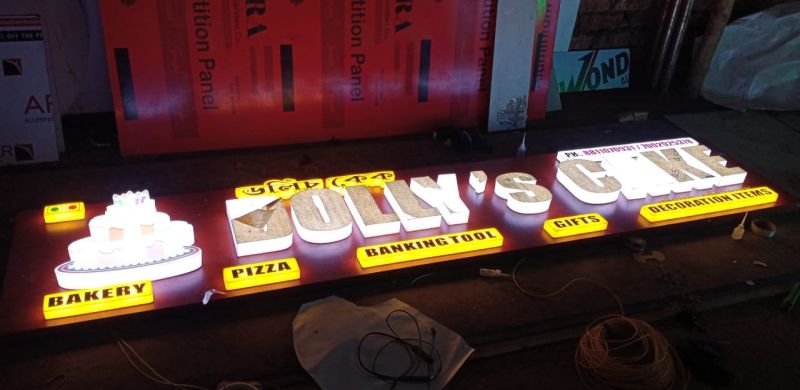 LED Back Light Sign Board