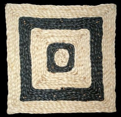 Jute Table Mats Multisizes, Technics : Washed, Attractive Pattern
