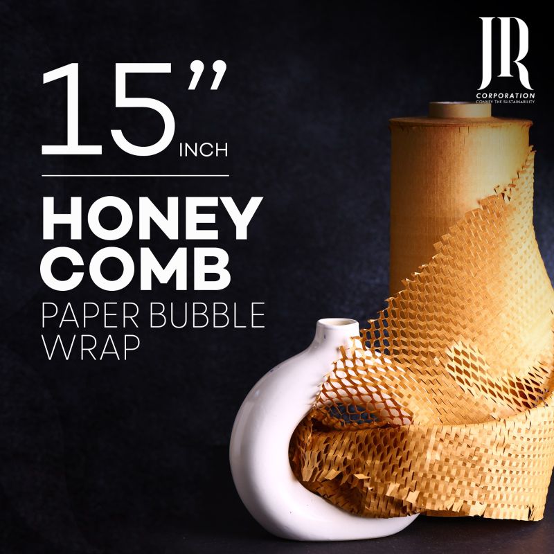 15inch X 50 Mtr 80 GSM Honeycomb Paper Bubble Wrap