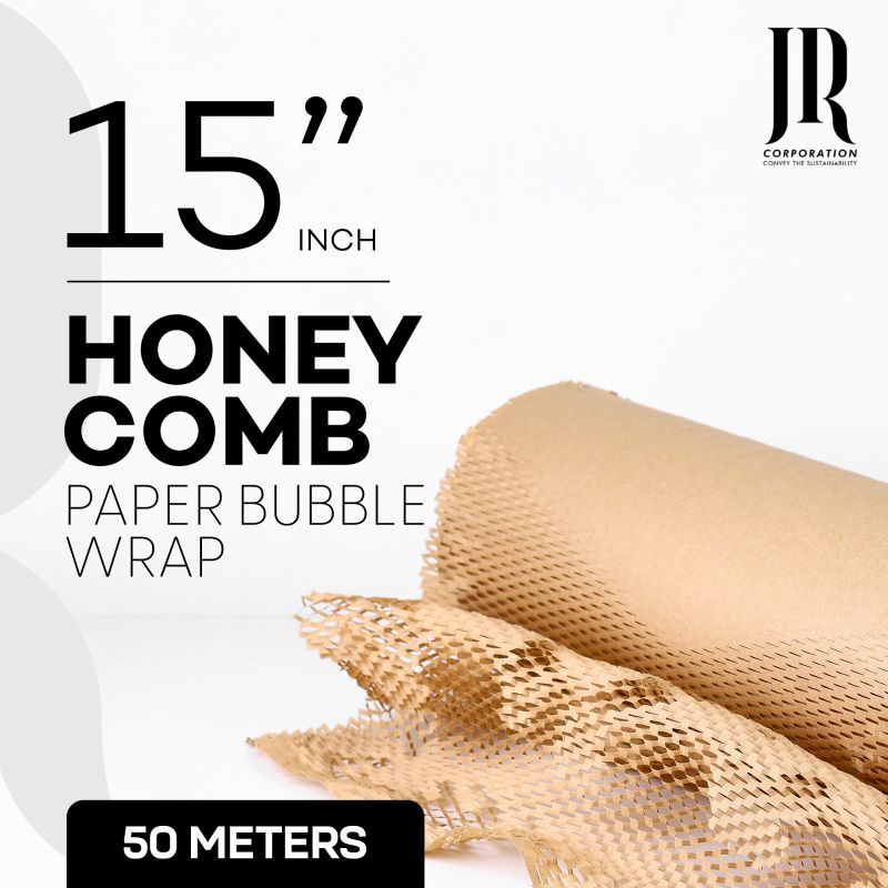 15inch X 50 Mtr 80 GSM Honeycomb Paper Bubble Wrap