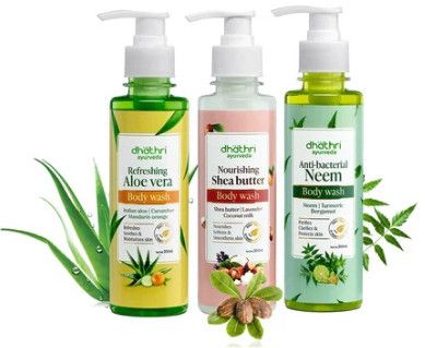Dhathri 3 in 1 Body Wash Combo, Packaging Type : Bundle