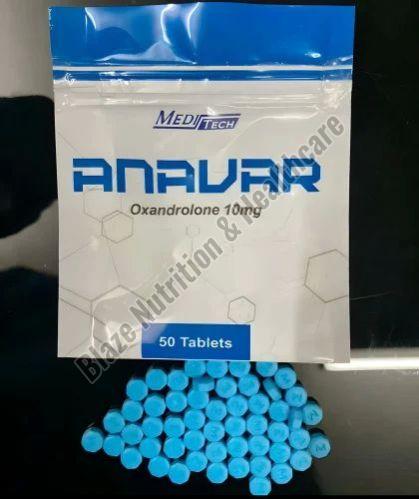 Anavar Oxandrolone 10mg Tablets, Packaging Type : Box