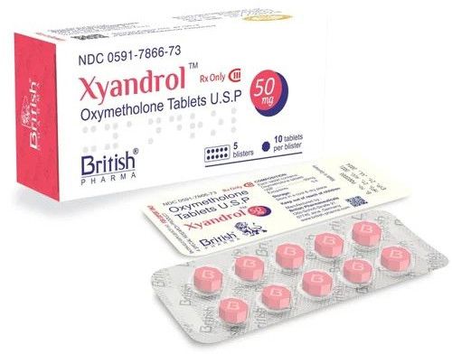 Xyandrol Oxymetholone 50mg Tablets, Medicine Type : Allopathic