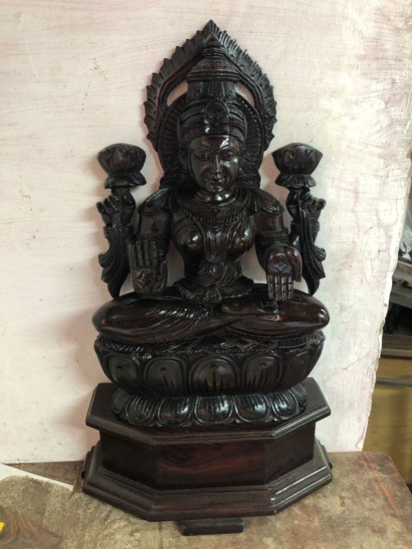 Rosewood Ganesha Statue