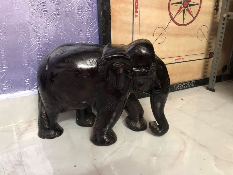 Rosewood Elephant Statues