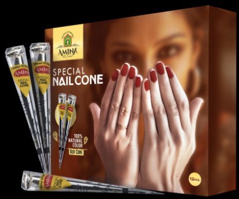 Nail Mehndi Cone ( Pack of 12)