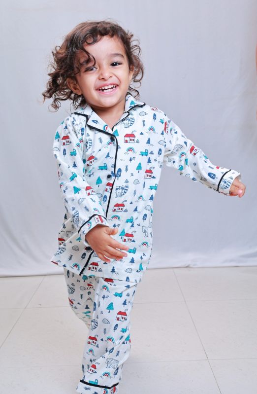 Kids Pure Cotton Night Suit