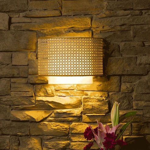 Rattan Brook Lights, Color : Natural, off White