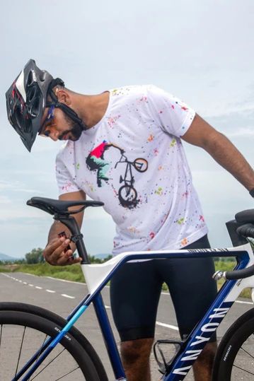 Unisex Printed Cycling t- Shirt